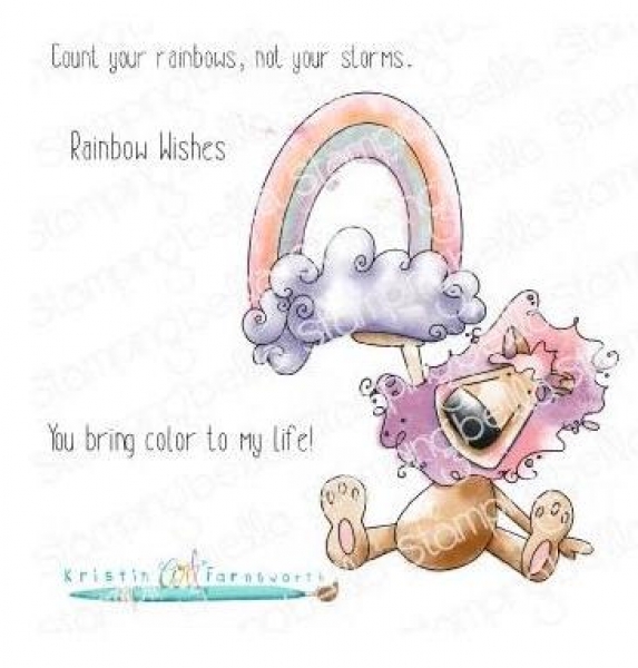 Stamping Bella - DANDY LION collection - Rainbow Randy Lion